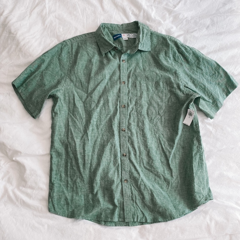 NEW Mens Old Navy Button Up Shirt